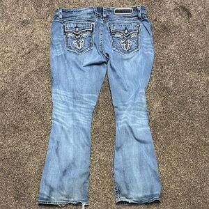 Rock Revival 36 18W Women’s Meri Jeans Easy Boot Excellent Used Condition